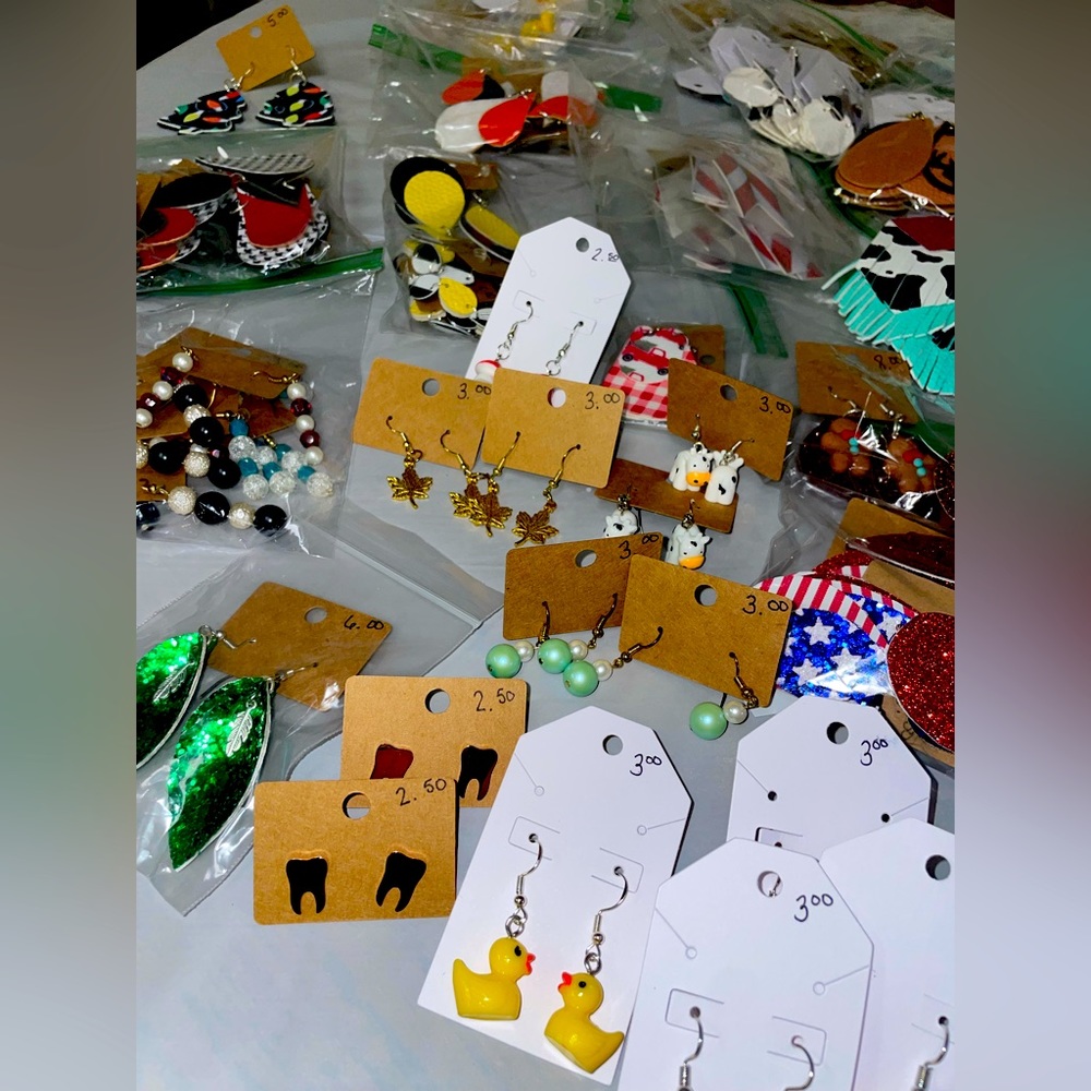 Bundle of earrings OVER 120 pairs of earrings bundle is worth OVER $200